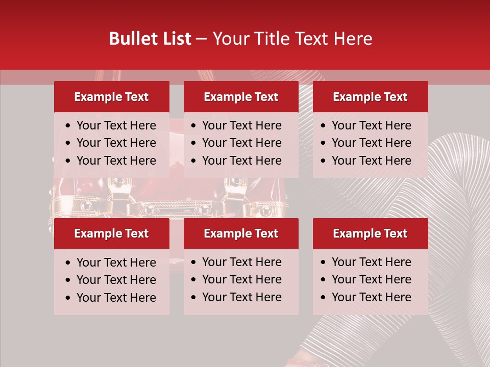 Fashion Lady Footwear PowerPoint Template