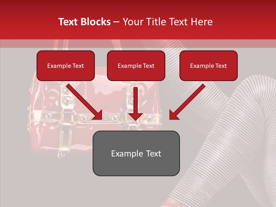 Fashion Lady Footwear PowerPoint Template