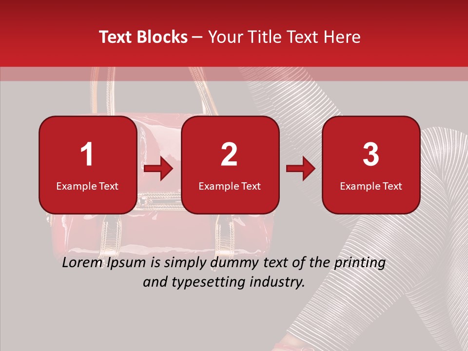 Fashion Lady Footwear PowerPoint Template