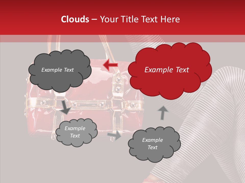 Fashion Lady Footwear PowerPoint Template