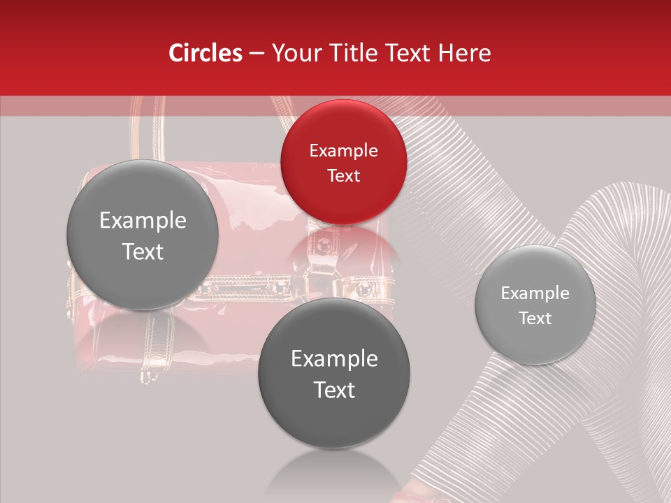 Fashion Lady Footwear PowerPoint Template