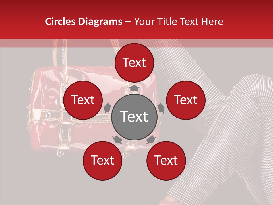 Fashion Lady Footwear PowerPoint Template