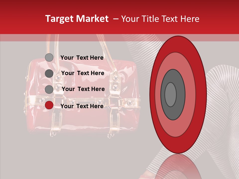 Fashion Lady Footwear PowerPoint Template