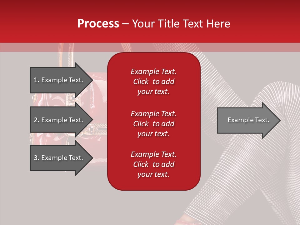 Fashion Lady Footwear PowerPoint Template