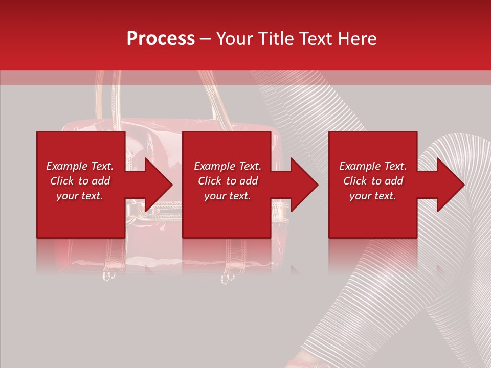 Fashion Lady Footwear PowerPoint Template