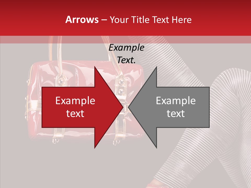 Fashion Lady Footwear PowerPoint Template