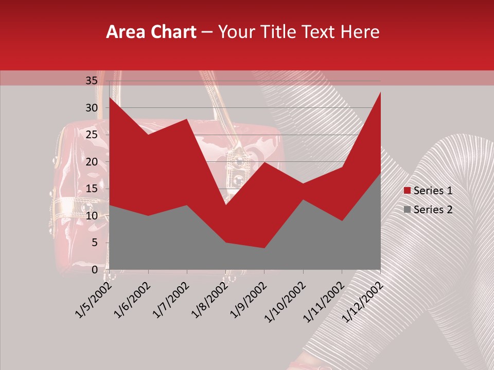 Fashion Lady Footwear PowerPoint Template