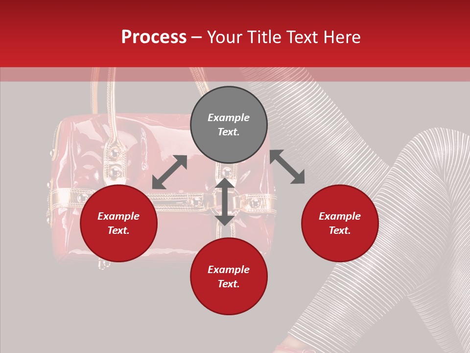 Fashion Lady Footwear PowerPoint Template