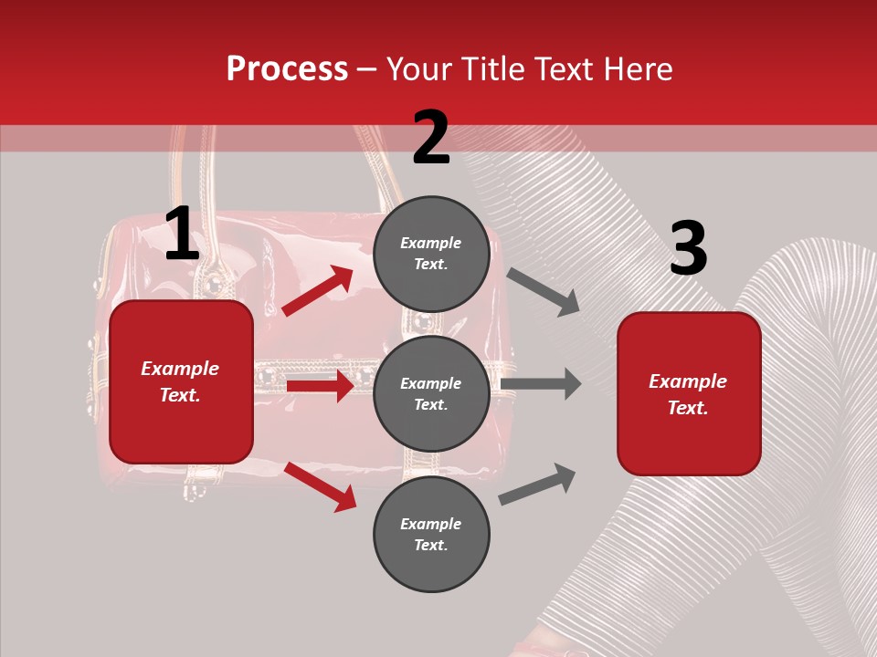 Fashion Lady Footwear PowerPoint Template