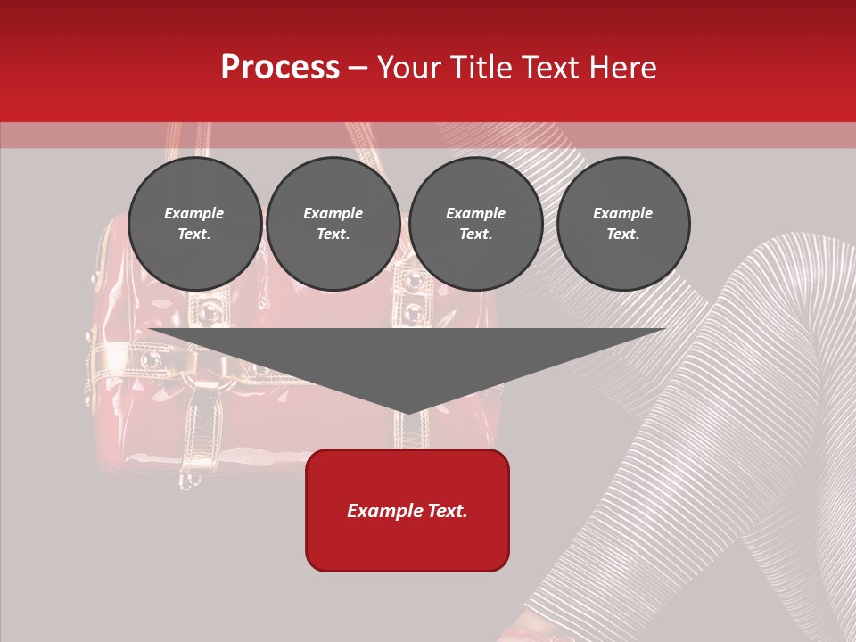 Fashion Lady Footwear PowerPoint Template