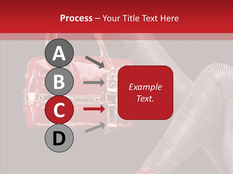 Fashion Lady Footwear PowerPoint Template