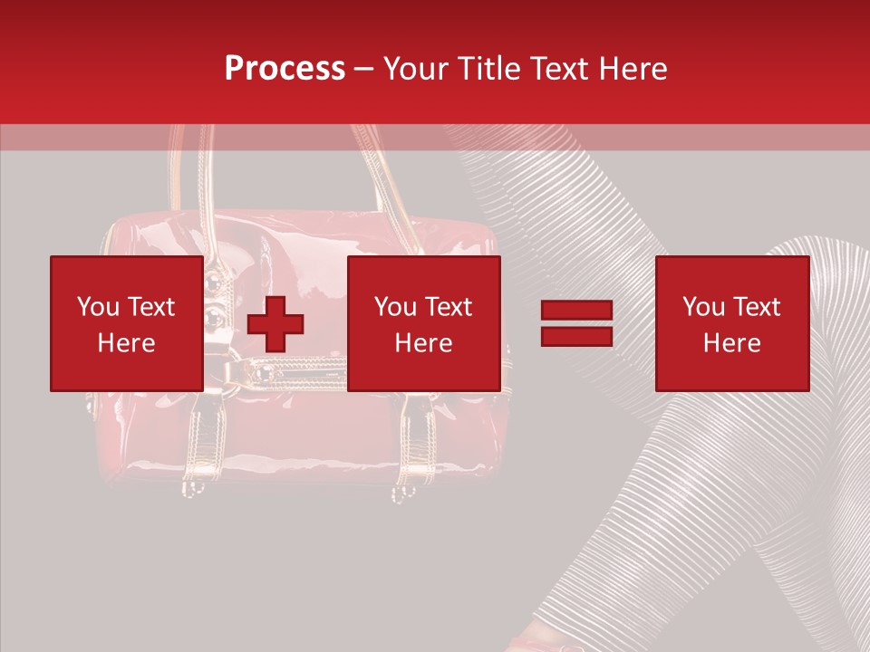 Fashion Lady Footwear PowerPoint Template