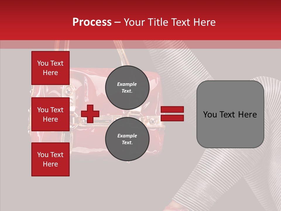 Fashion Lady Footwear PowerPoint Template