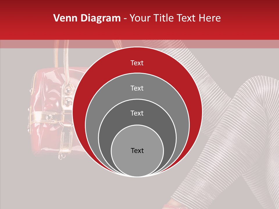 Fashion Lady Footwear PowerPoint Template