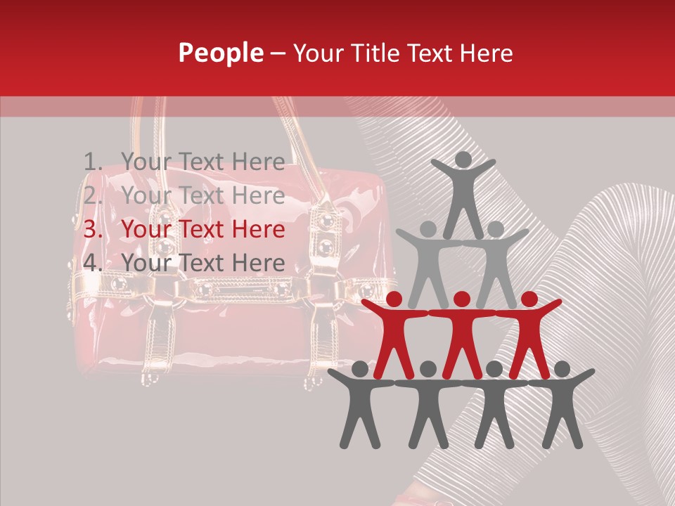 Fashion Lady Footwear PowerPoint Template