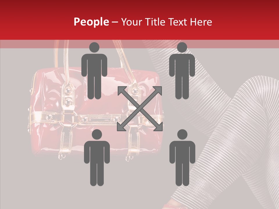 Fashion Lady Footwear PowerPoint Template