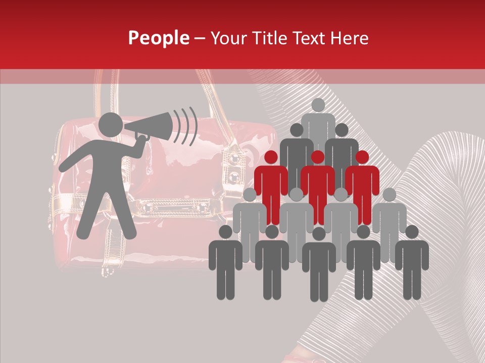 Fashion Lady Footwear PowerPoint Template