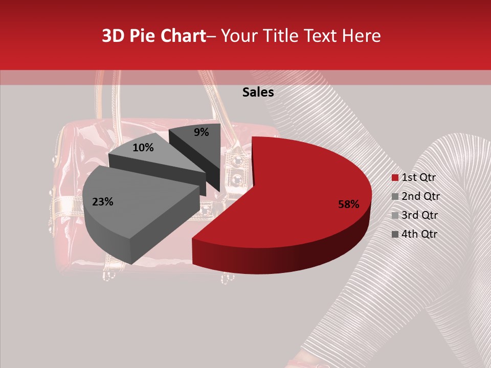 Fashion Lady Footwear PowerPoint Template