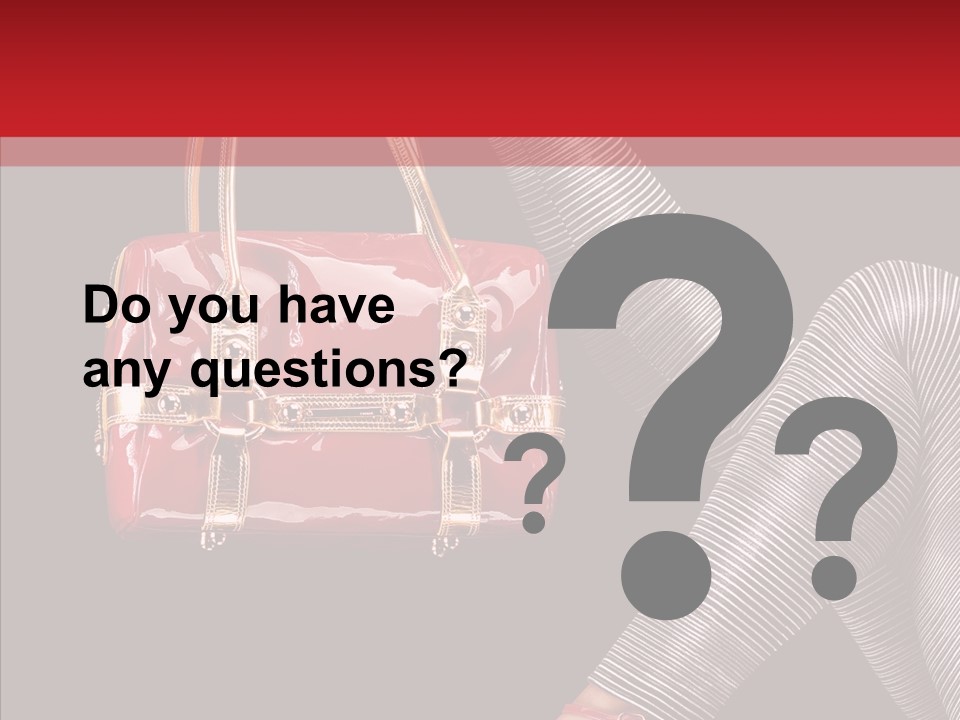 Fashion Lady Footwear PowerPoint Template