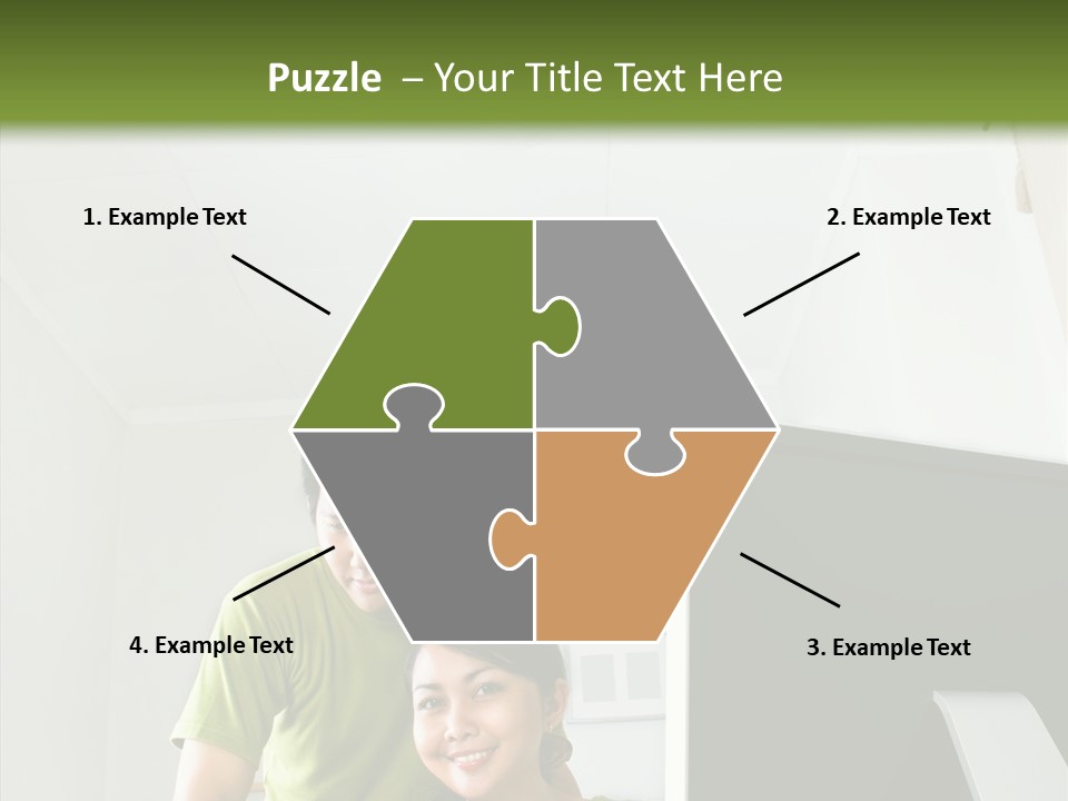 Laptop Asia Internet PowerPoint Template