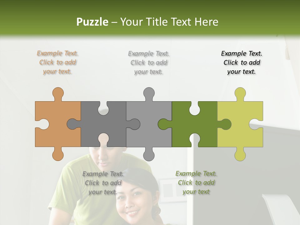 Laptop Asia Internet PowerPoint Template