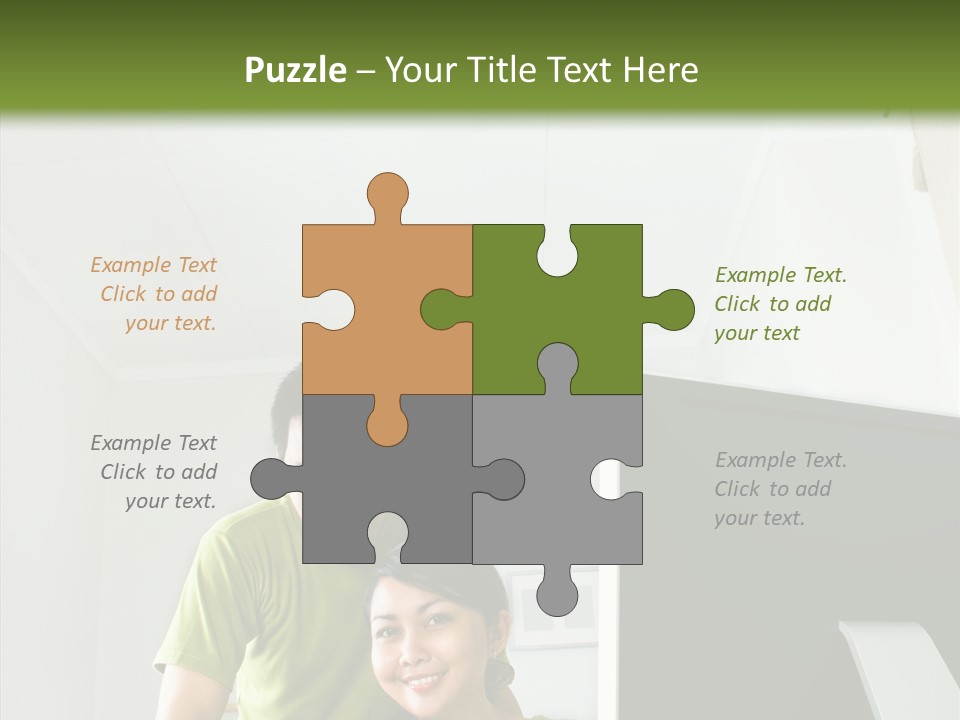 Laptop Asia Internet PowerPoint Template