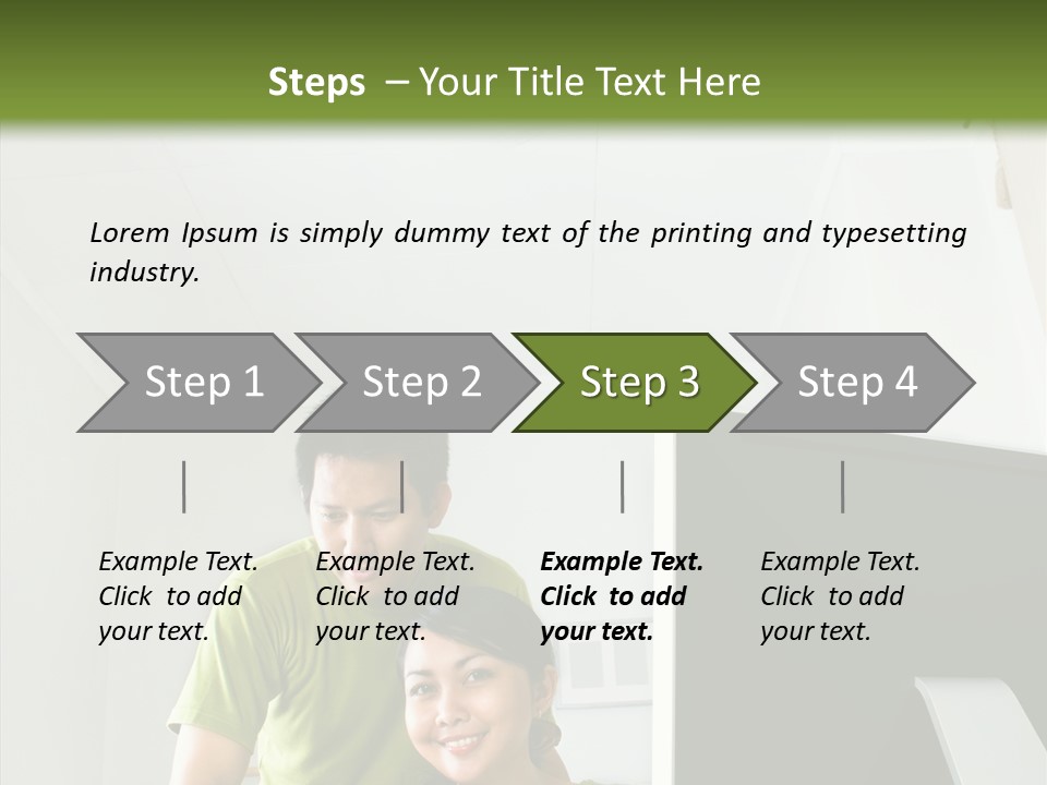 Laptop Asia Internet PowerPoint Template