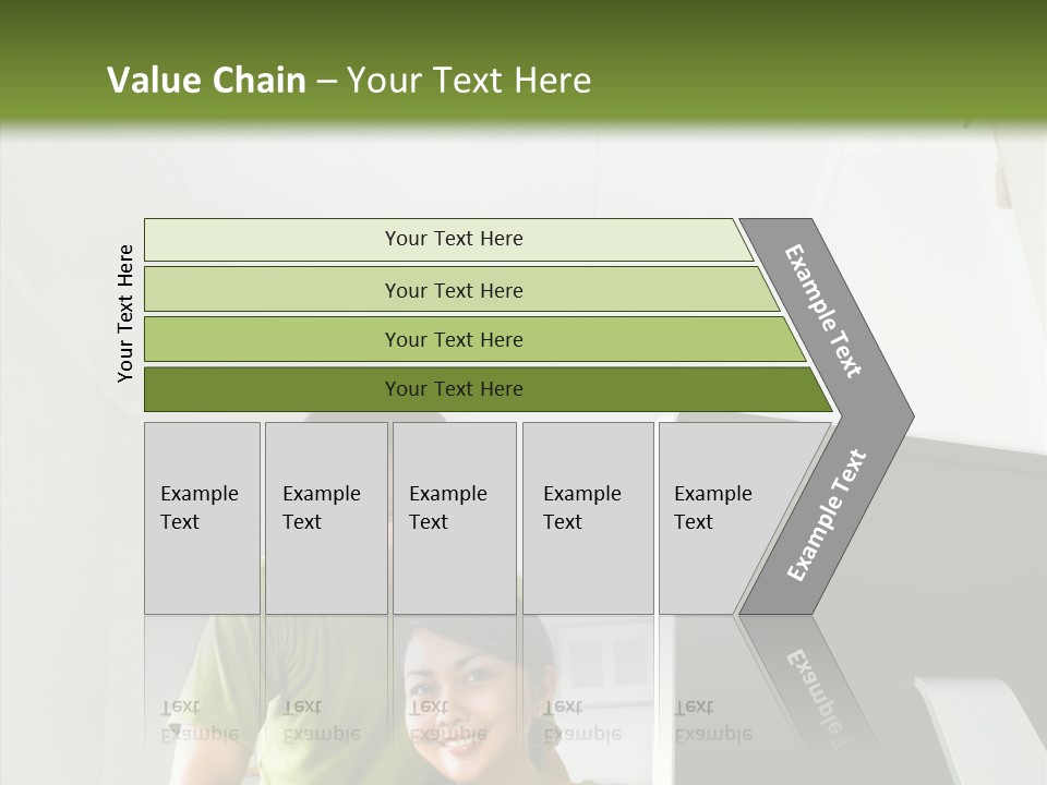 Laptop Asia Internet PowerPoint Template