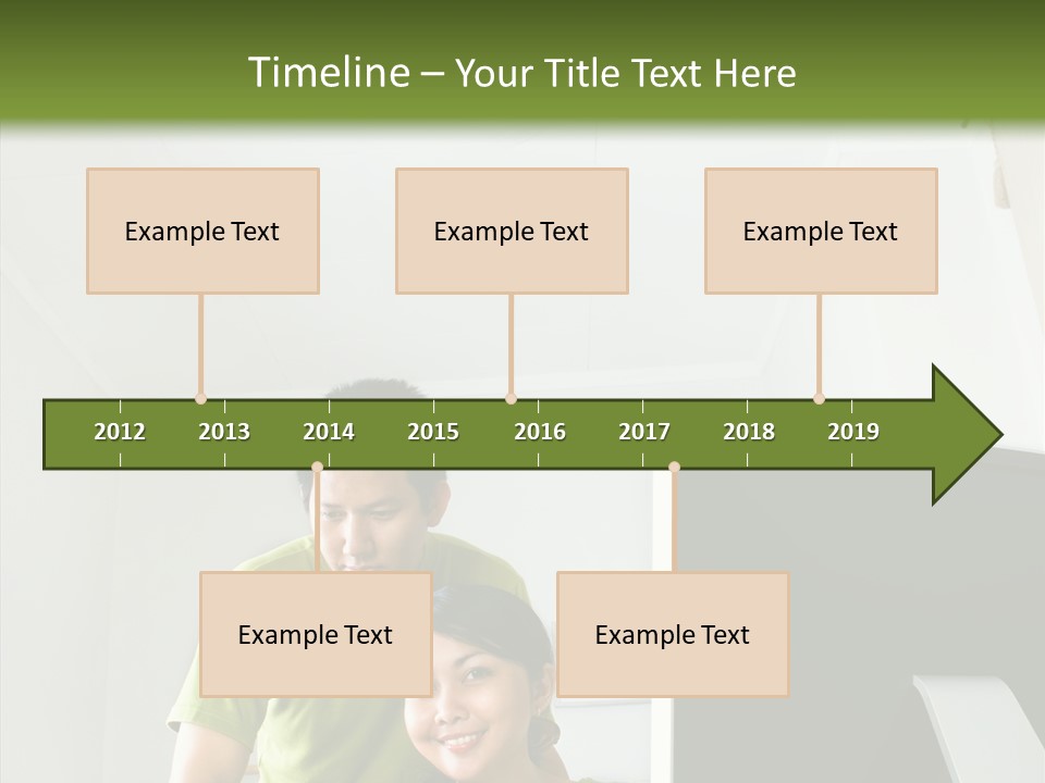 Laptop Asia Internet PowerPoint Template