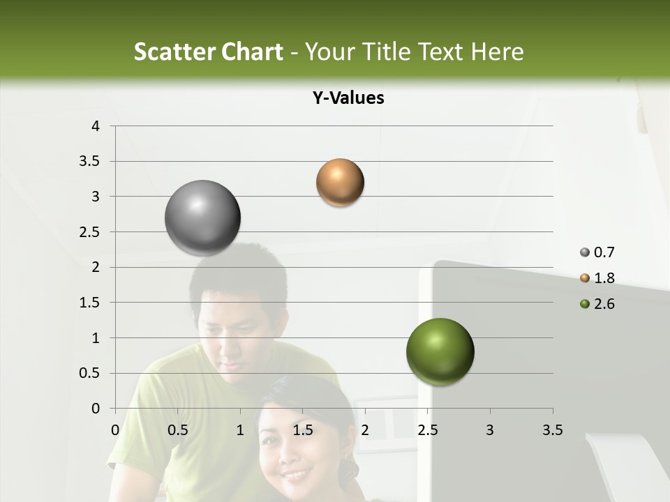 Laptop Asia Internet PowerPoint Template