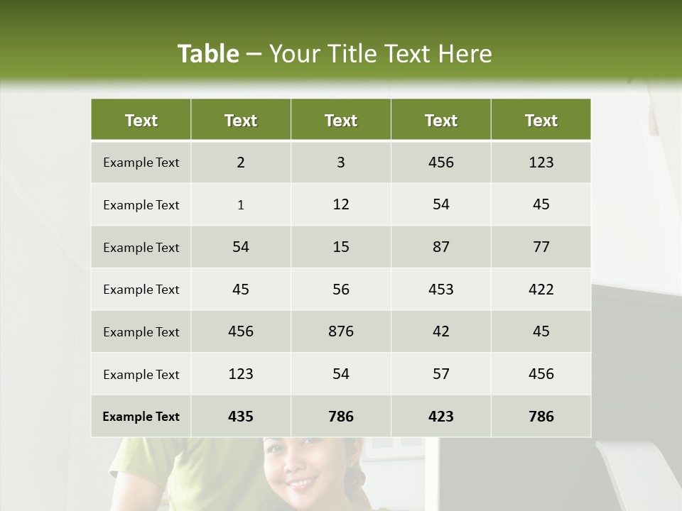 Laptop Asia Internet PowerPoint Template
