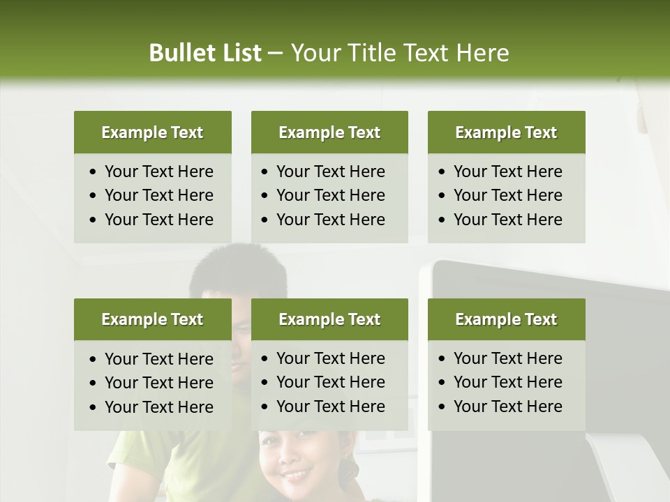 Laptop Asia Internet PowerPoint Template
