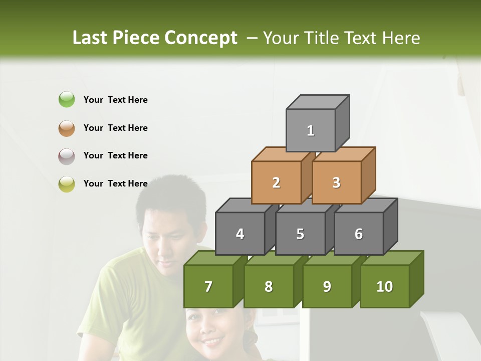 Laptop Asia Internet PowerPoint Template