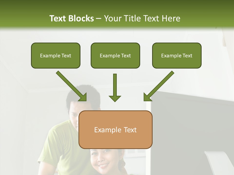 Laptop Asia Internet PowerPoint Template