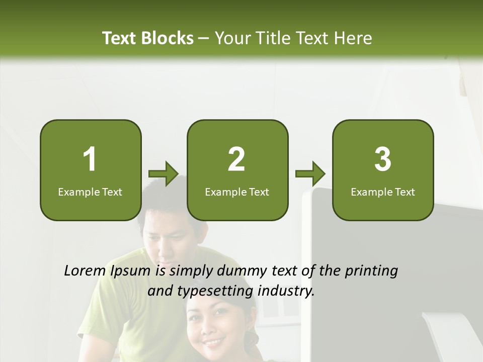 Laptop Asia Internet PowerPoint Template