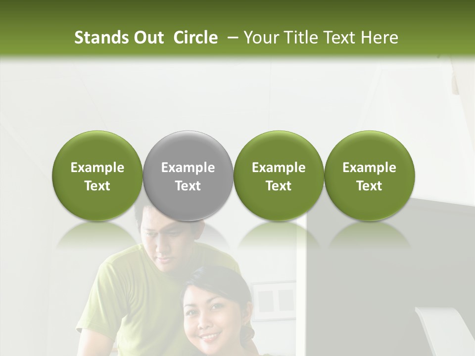 Laptop Asia Internet PowerPoint Template