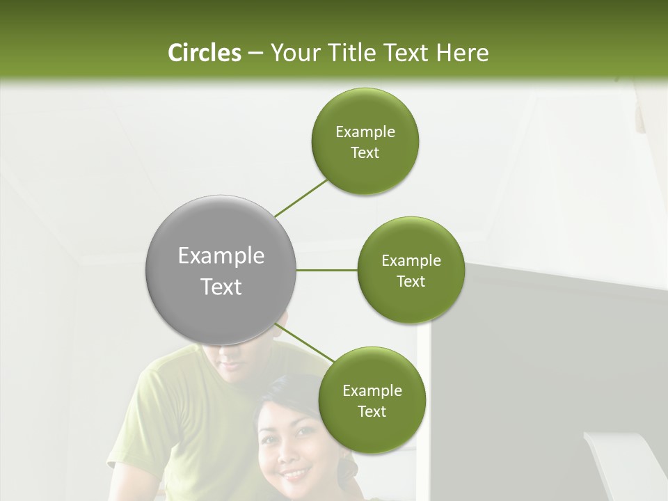 Laptop Asia Internet PowerPoint Template