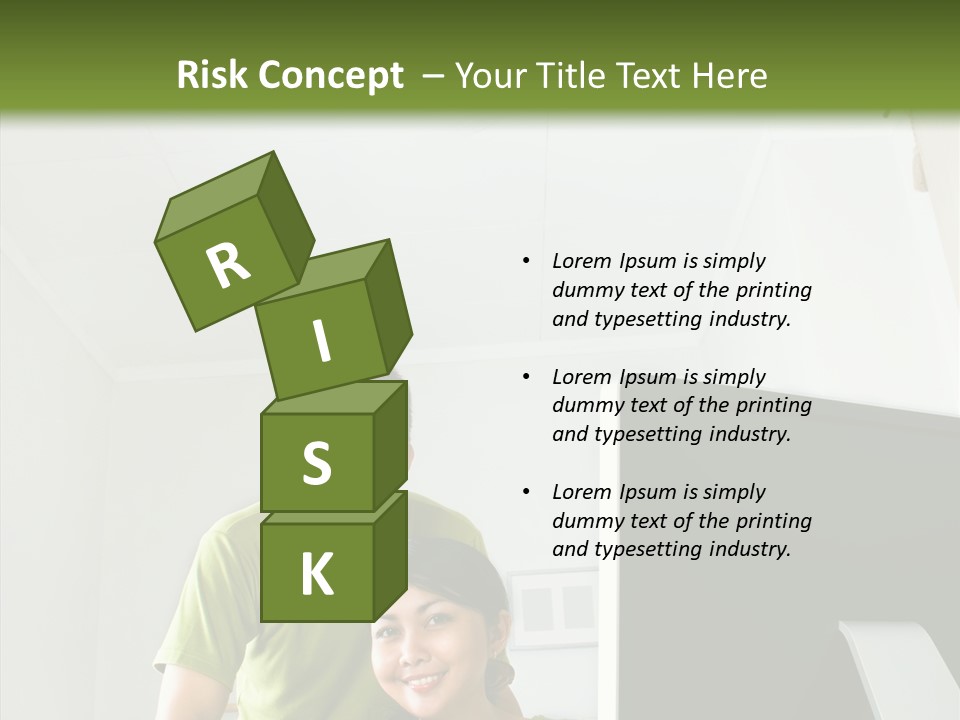 Laptop Asia Internet PowerPoint Template