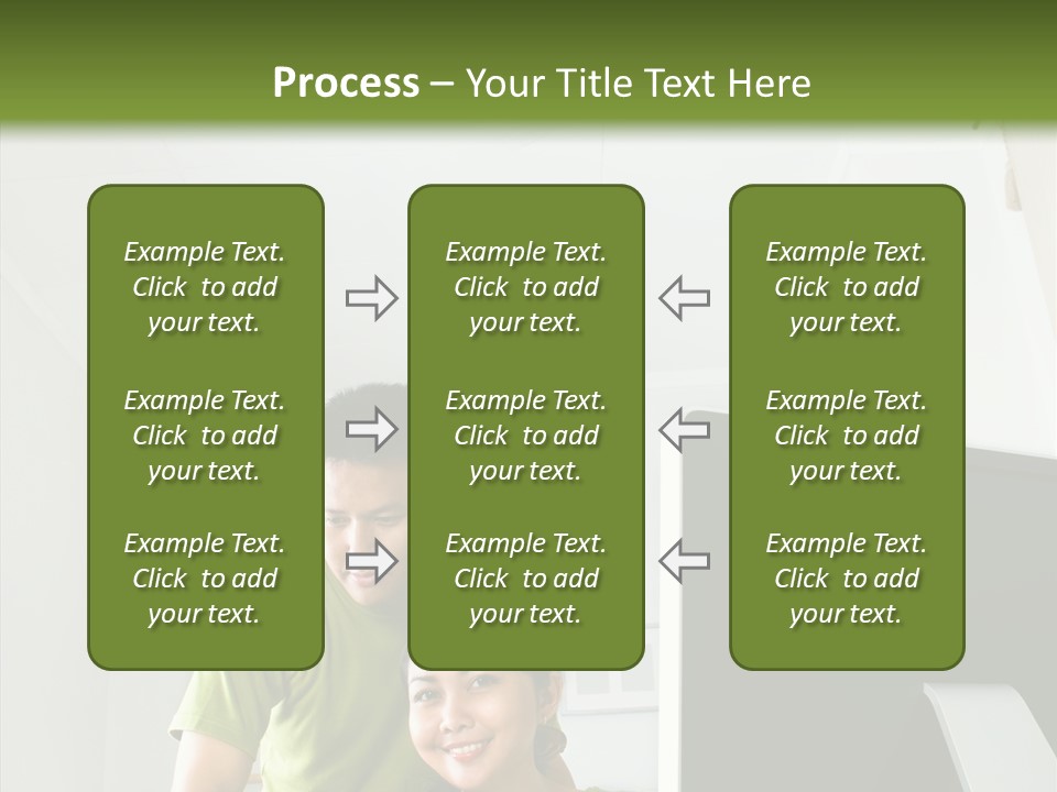 Laptop Asia Internet PowerPoint Template