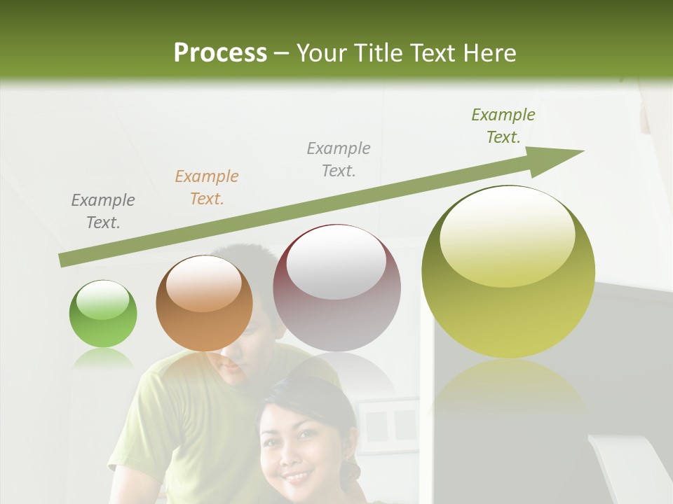 Laptop Asia Internet PowerPoint Template