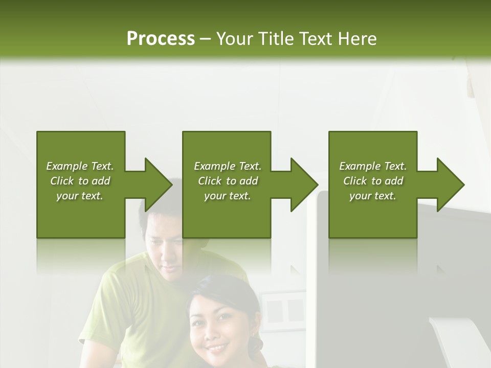 Laptop Asia Internet PowerPoint Template