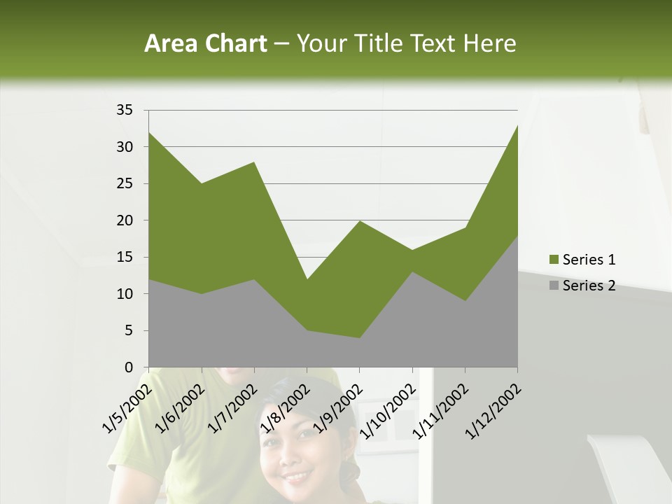 Laptop Asia Internet PowerPoint Template