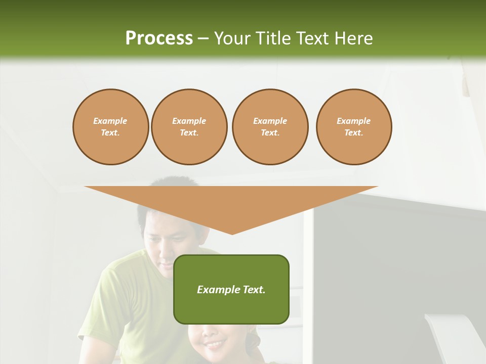 Laptop Asia Internet PowerPoint Template