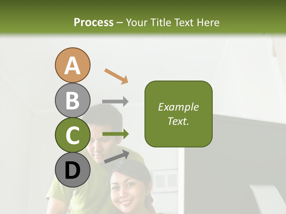 Laptop Asia Internet PowerPoint Template