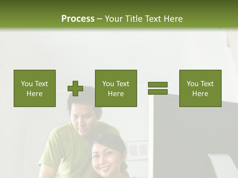 Laptop Asia Internet PowerPoint Template