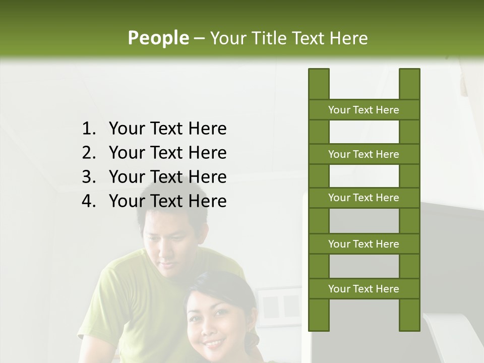 Laptop Asia Internet PowerPoint Template