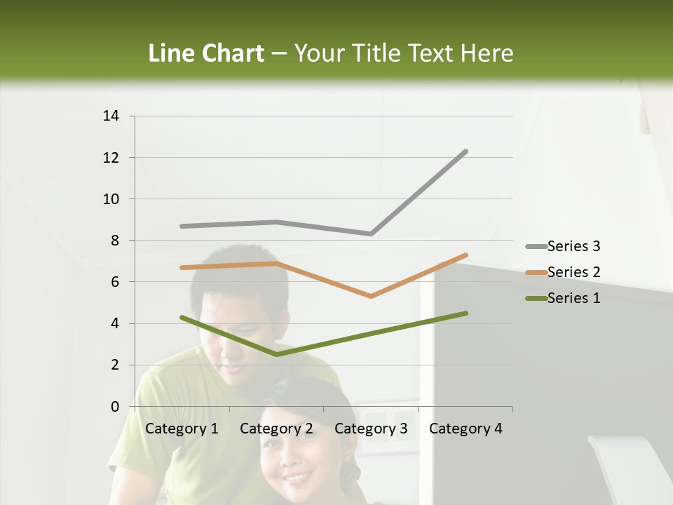 Laptop Asia Internet PowerPoint Template