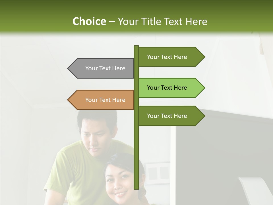 Laptop Asia Internet PowerPoint Template
