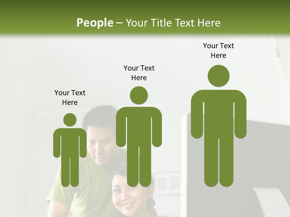 Laptop Asia Internet PowerPoint Template