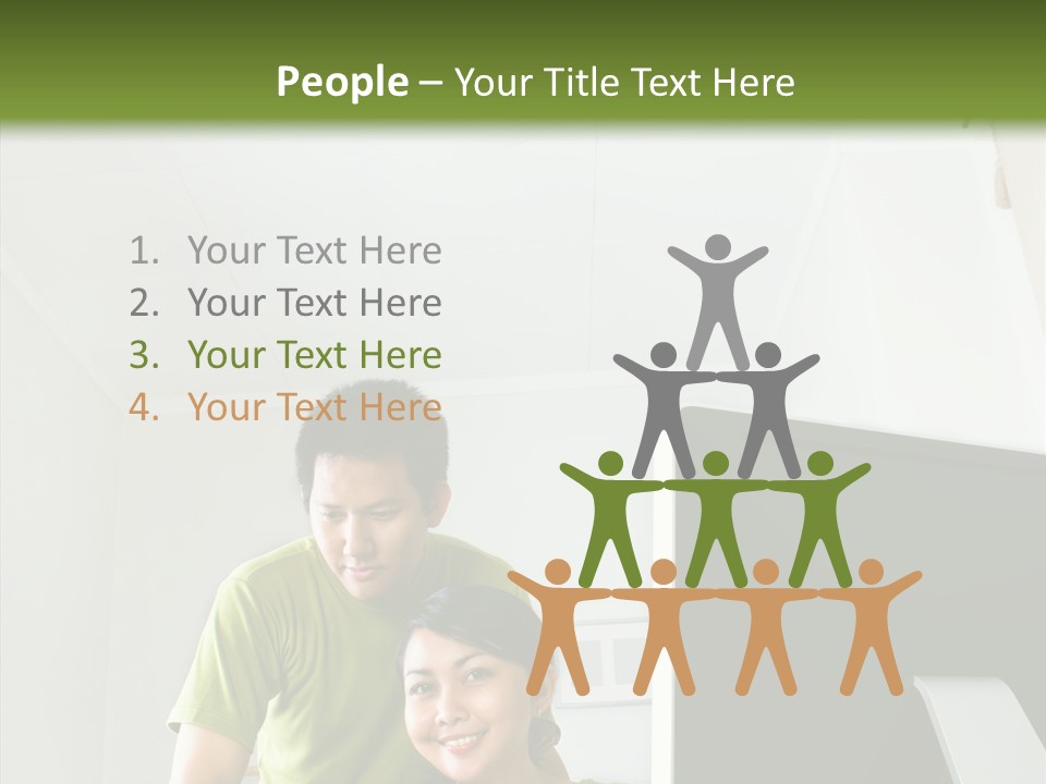 Laptop Asia Internet PowerPoint Template